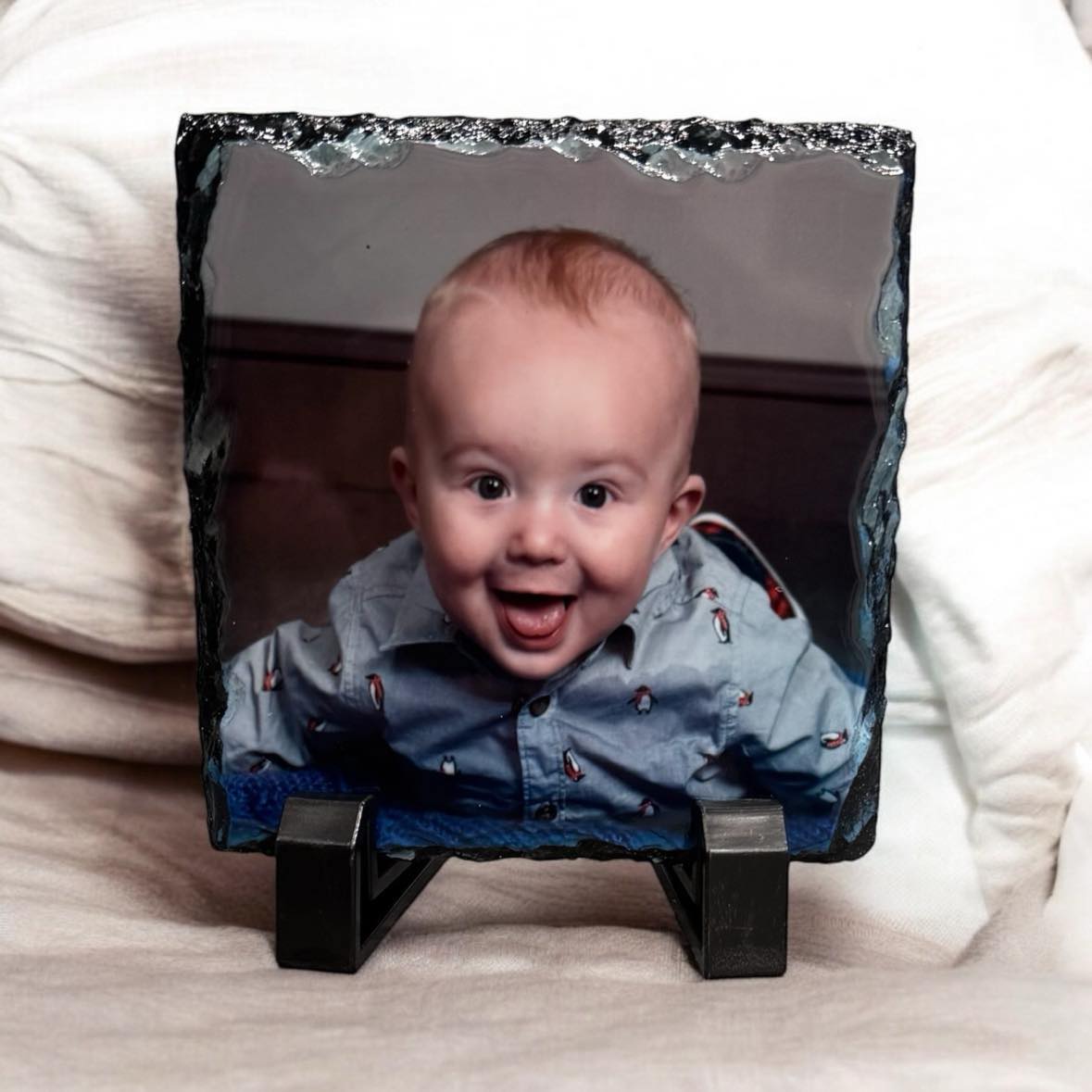 Custom photo coaster